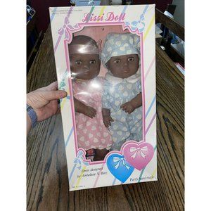 Two Hearts Lissi Doll African American Twins 12" Doll Anneliese S. Batz NEW Boy